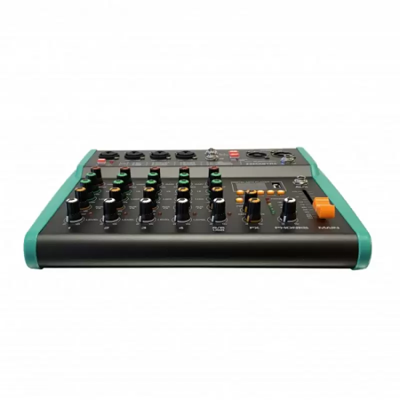 Mixer Compact cu 6 chanale si player Mp3,DSP multi-efect si Bluetooth ZZIPP ZZMXBTR6 * 47041                                                                                                            