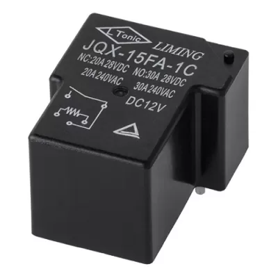 Releu 12V-30A NO JQX pre0007 negru  38131                                       